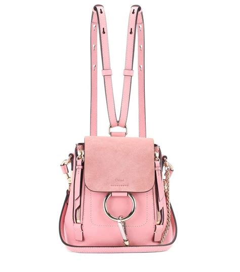 chloe faye backpack pink|chloe backpack mini.